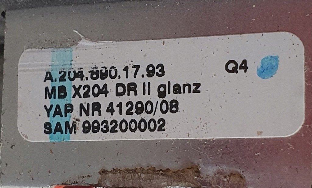 фото №9, Рейлинги кровельные mercedes glk x204 a2048901893 пара