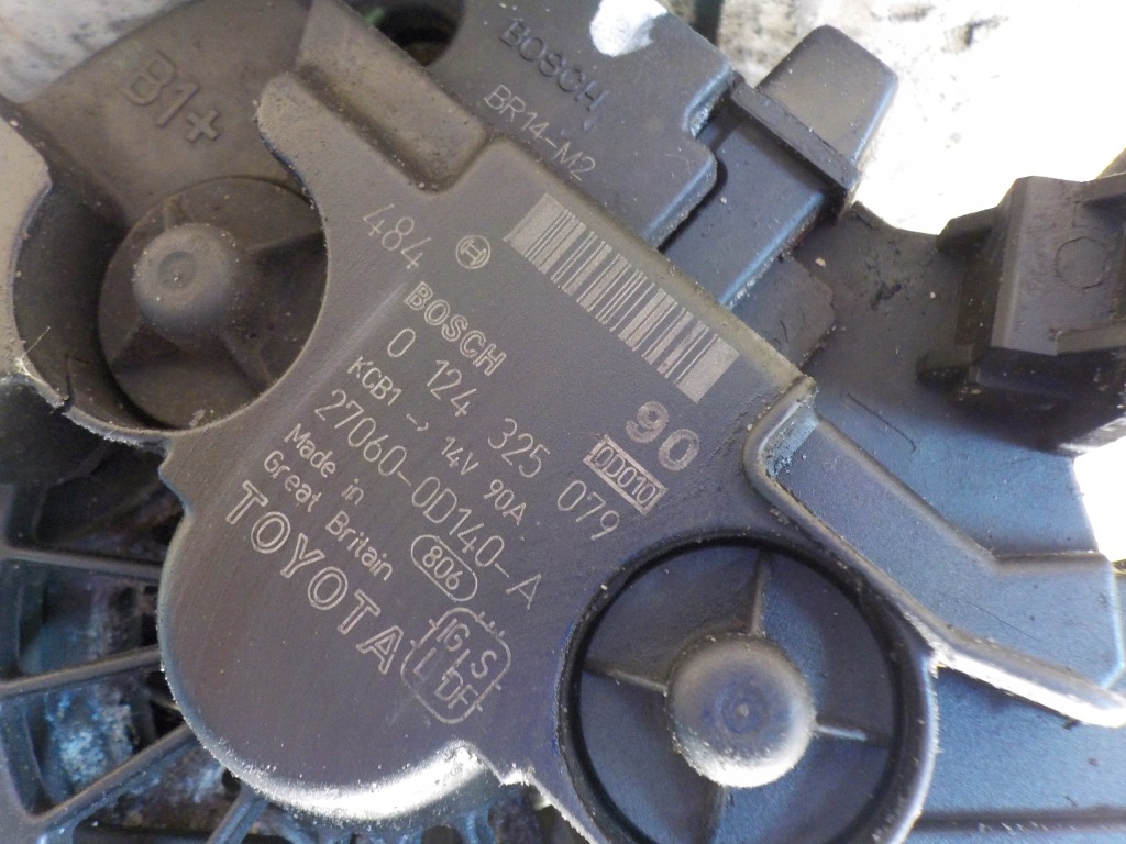 Генератор toyota 270600d140a , 0124325079 Оригінал