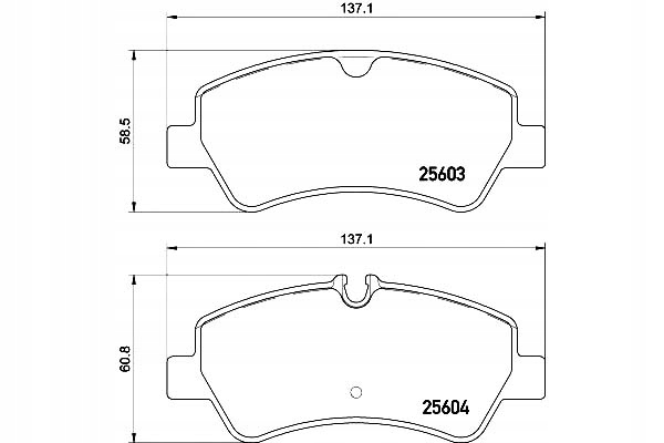 фото №1, Hella pagid тормозные колодки тормозные ford tourneo custom 2