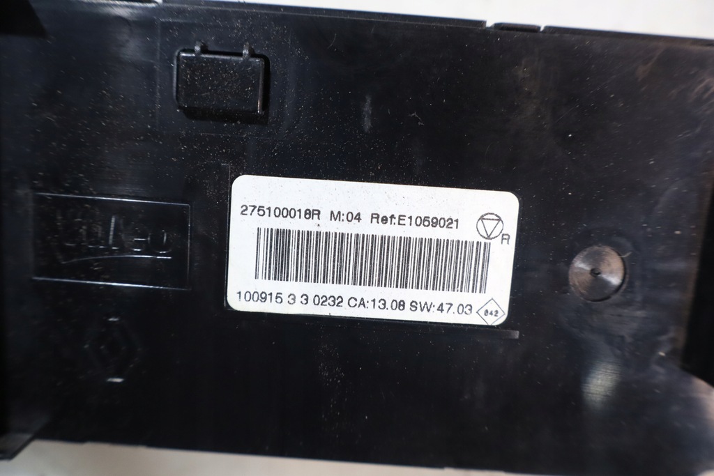 фото №4, Панель управление обдув renault fluence