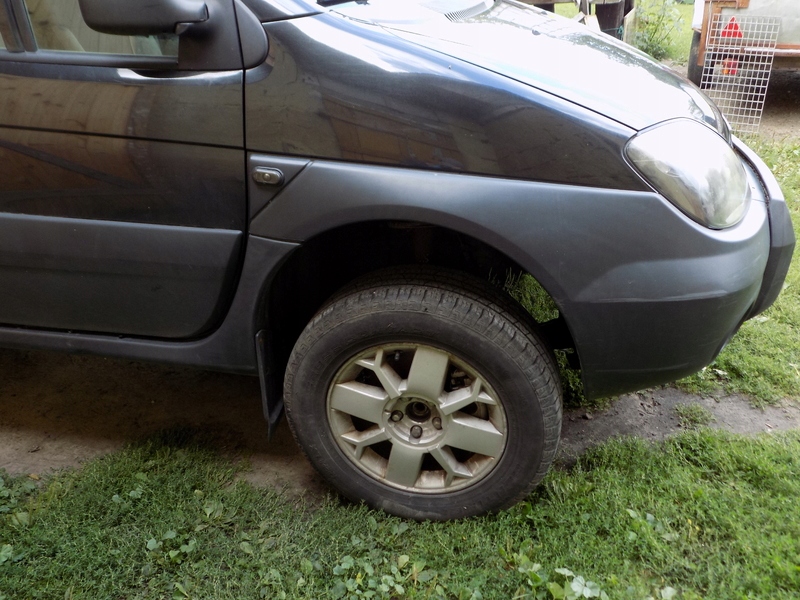 фото №2, Renault scenic rx4 дверь правое правый задняя задние задние чёрные молдинг nv676