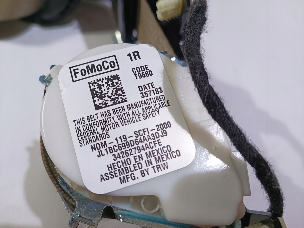 фото №9, Pas безпеки перед передній правий натягувач ford expedition 2018-