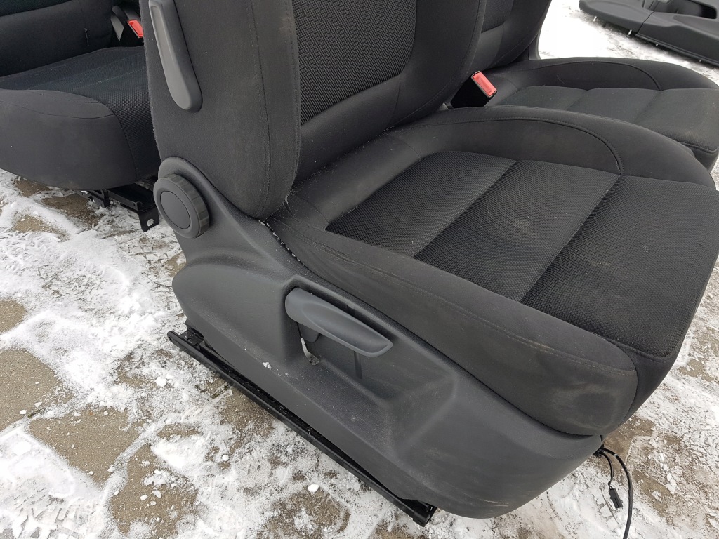 фото №7, Vw tiguan i 5n 06-15r r-line сиденья заднее сиденье комплект