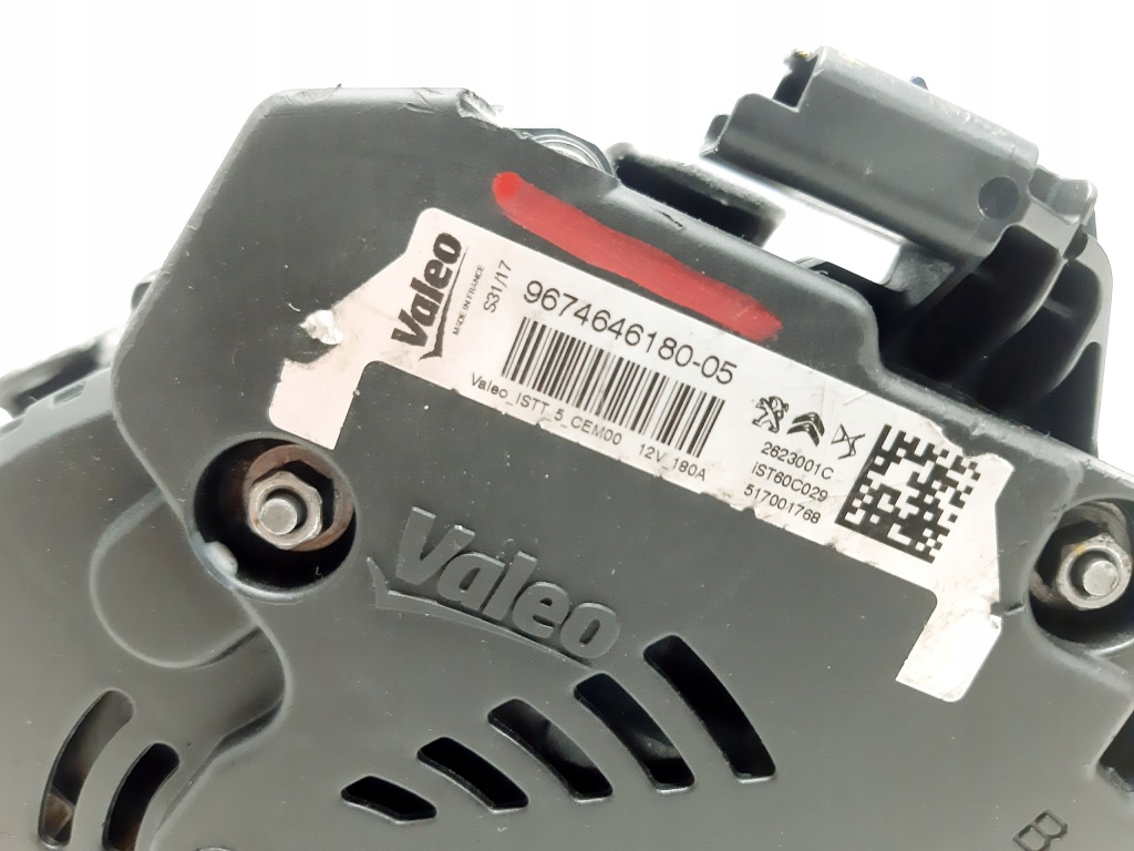 Valeo 9674646180 peugeot citroen 1.6 ehdi генератор запуск стоп Недорого