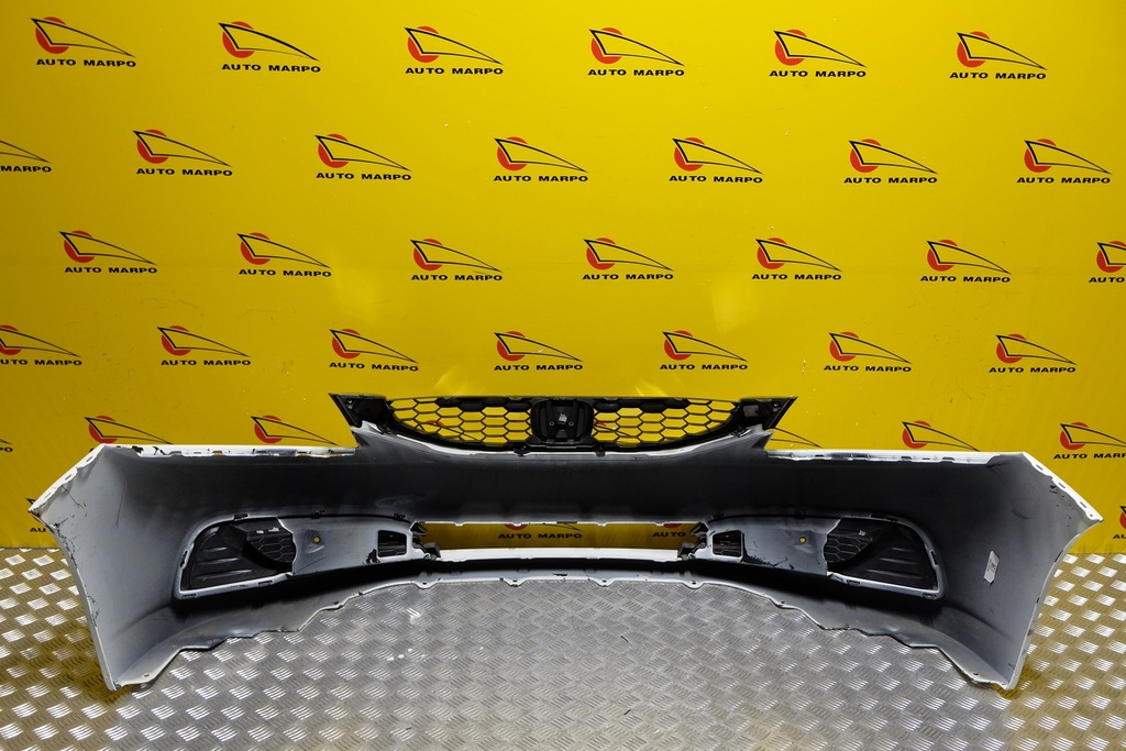 фото №11, Honda civic sedan 2013- бампер перед решётка радиатора usa