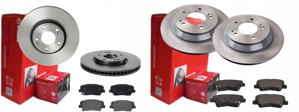 фото №1, Гальмівні диски гальмівні колодки p+t brembo kia carens iv 300mm