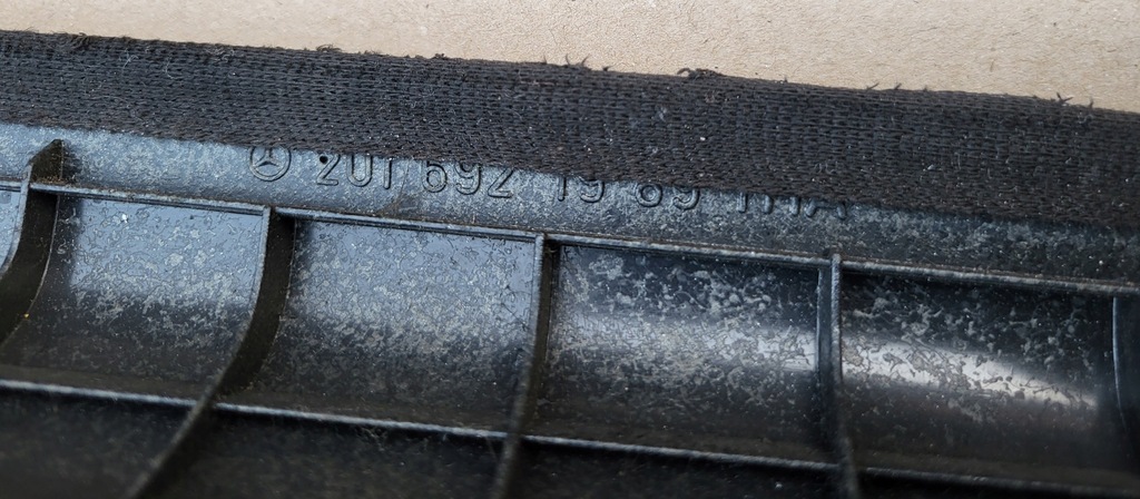 фото №8, Защита обшивка стойка a левый правый перед mercedes 190 w201 серые оригинальный номер