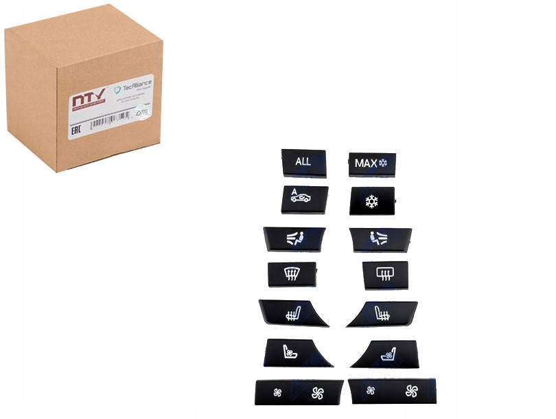 фото №1, Набор ремонтный накладки кнопок nty