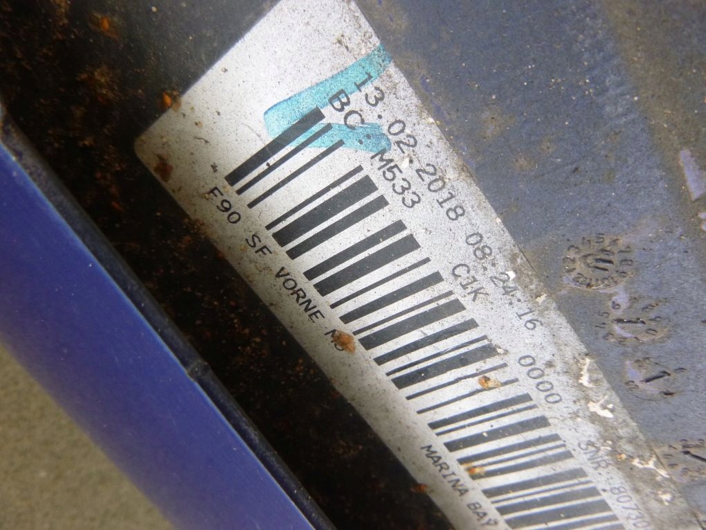 фото №7, Bmw 5 g30 f90 m5 performance спойлер карбон бампер перед