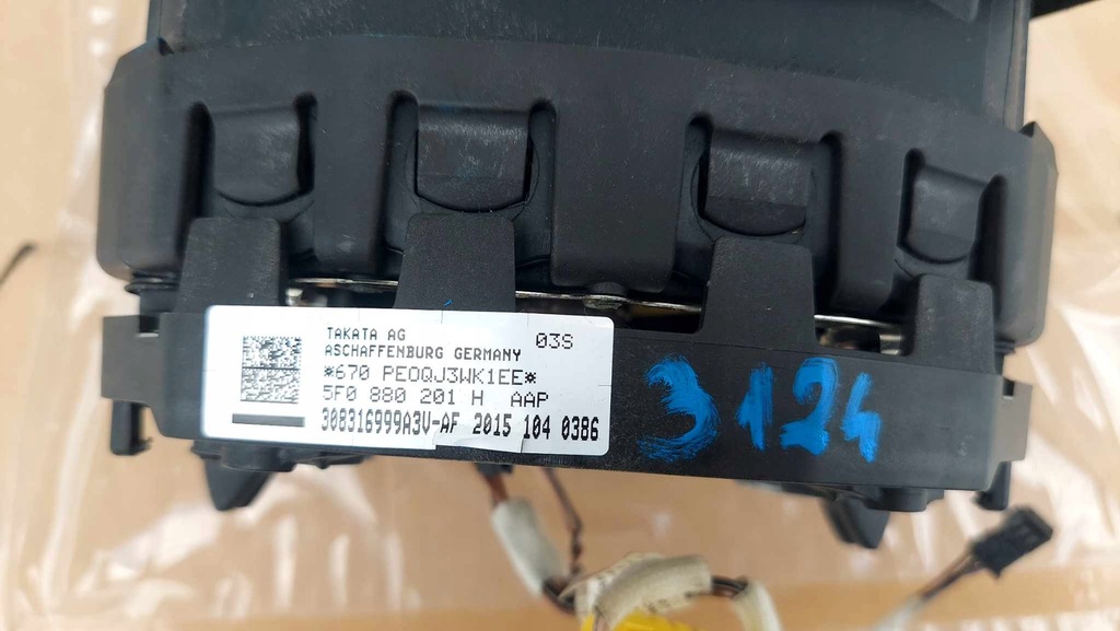 фото №8, Seat leon iii 5f подушка подушка безопасности водителя 3124