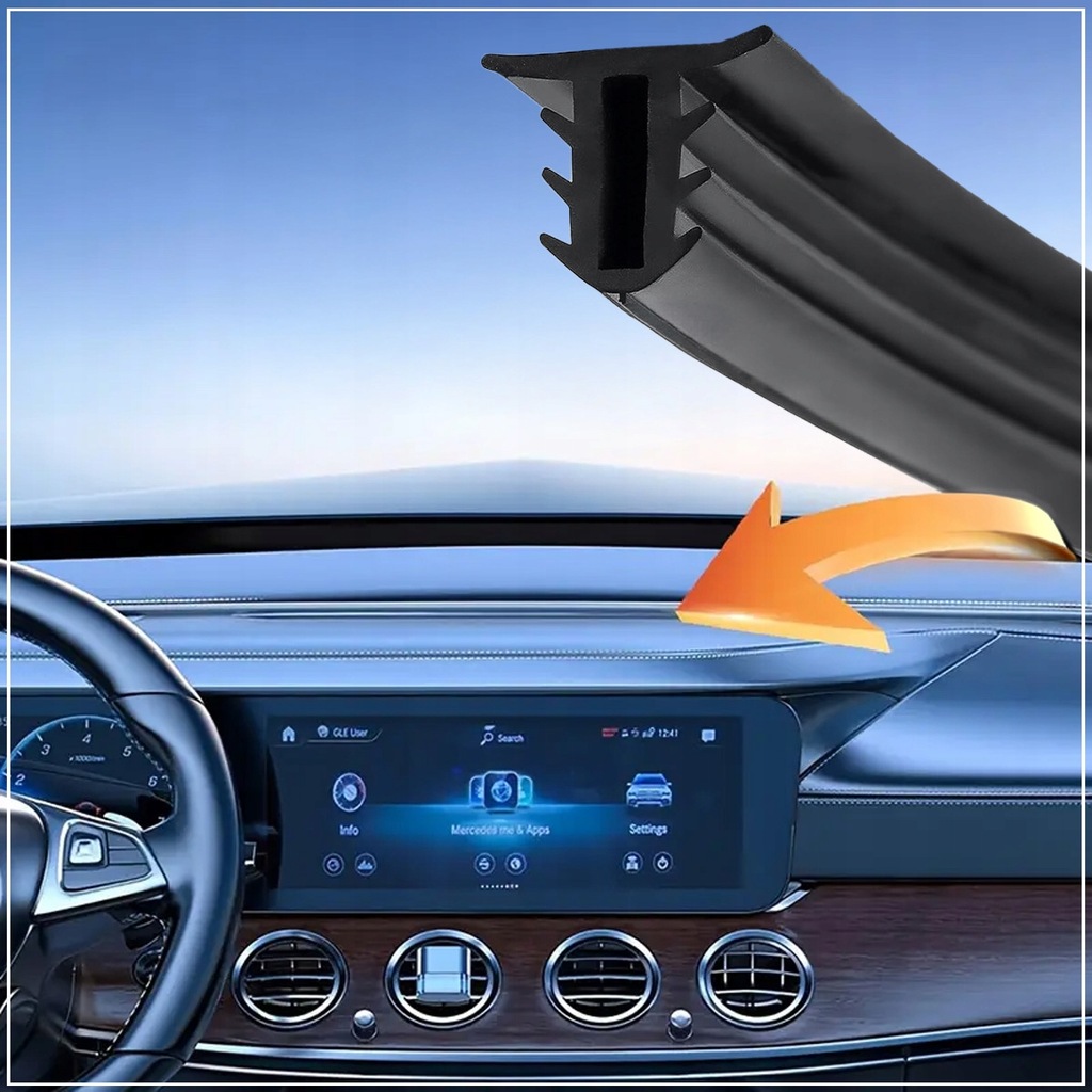 фото №14, Прокладка стрічка молдинг do панель приладів панелі жабо