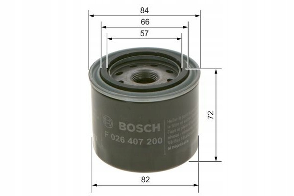 Bosch f 026 407 200 фільтр оливи в Україні