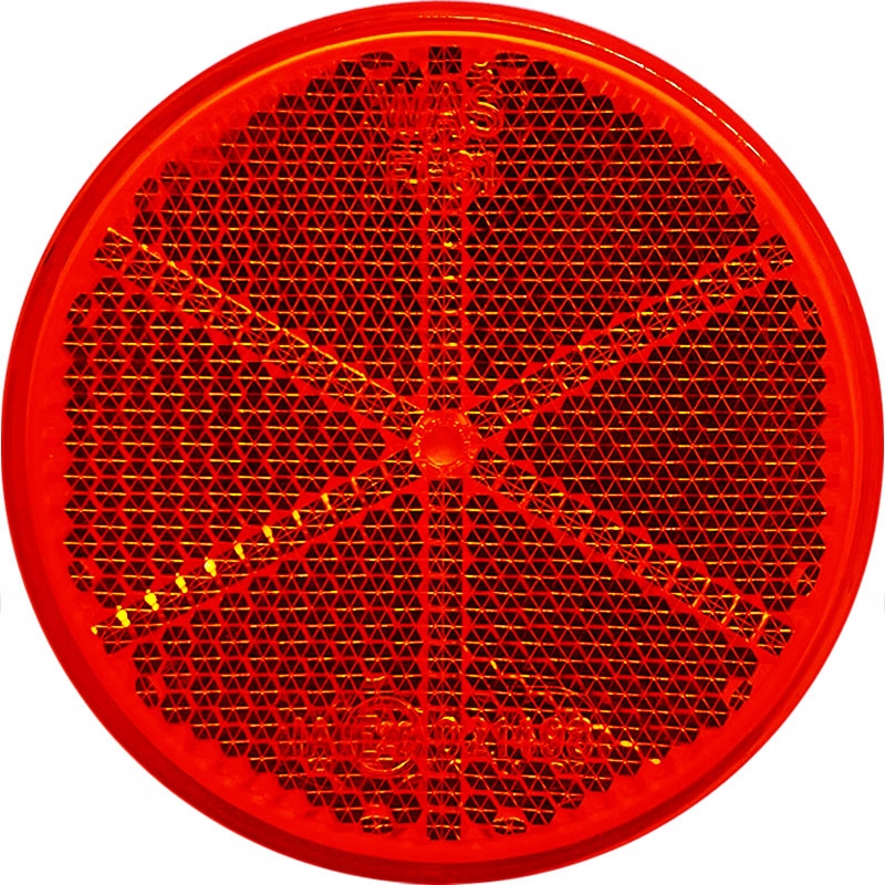 фото №1, Отражатель круглый na винт красный задний na задняя транспортного средства waś