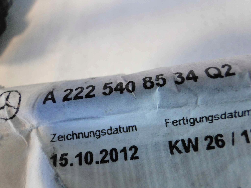 фото №9, Mercedes s w222 222 жгут датчиков pts задняя