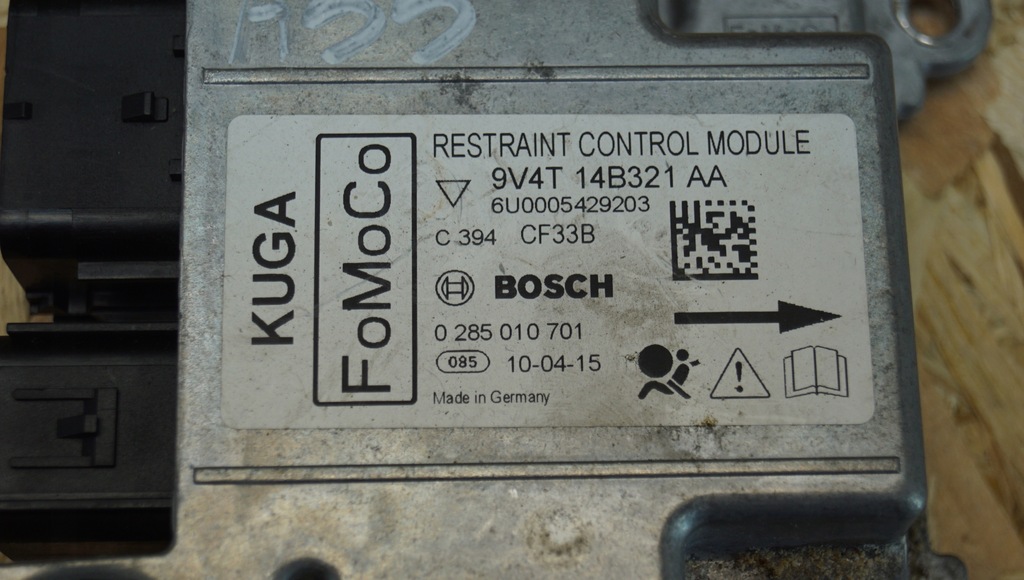 фото №6, Датчик модуль подушка безпеки ford kuga mk1 9v4t14b321aa