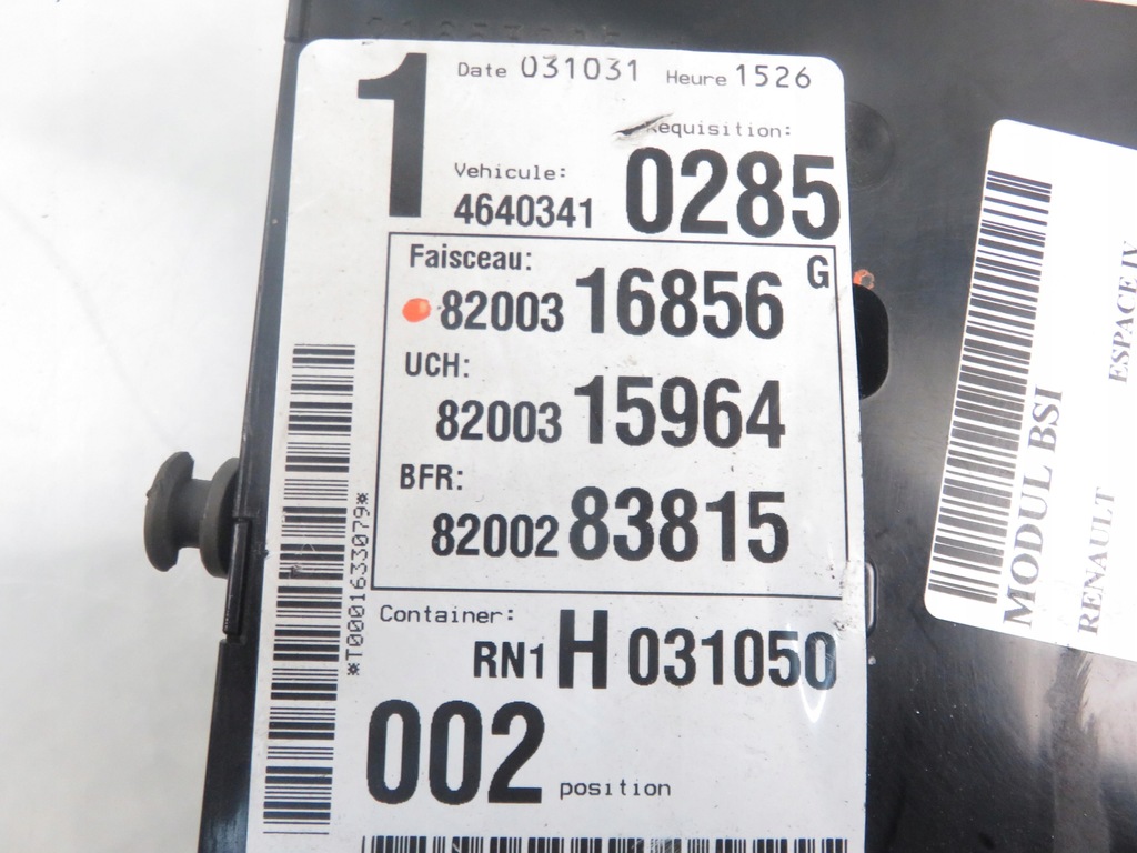 фото №8, Bsi renault espace iv 1.9 dci 8200316856g 8200283812