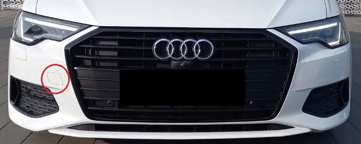 фото №11, Audi a6 c8 basis 2018-2023 заглушка фаркоп перед 4k0 оригінал