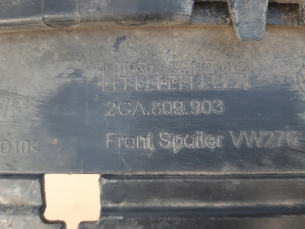 фото №9, Vw t-roc накладка бампера перед спойлер решётка