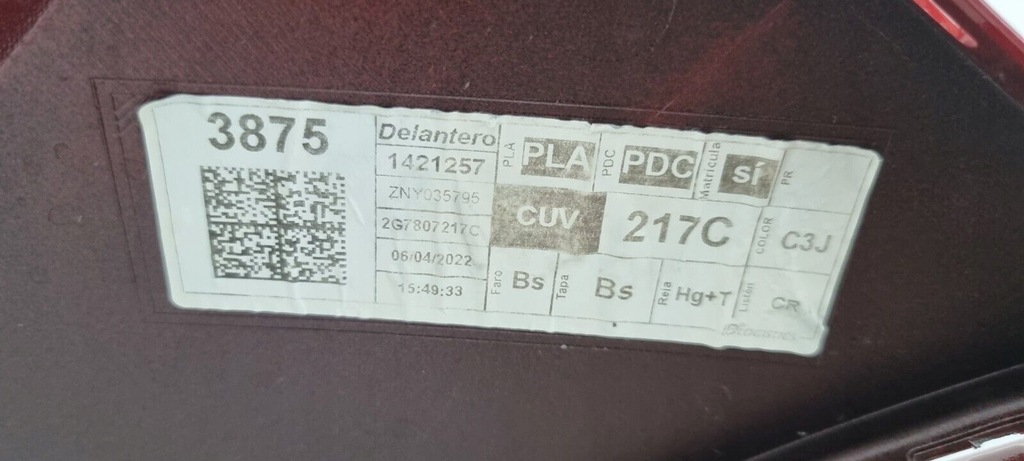 фото №9, Vw taigo 2g7 2021 - бампер передний перед 2g7807221