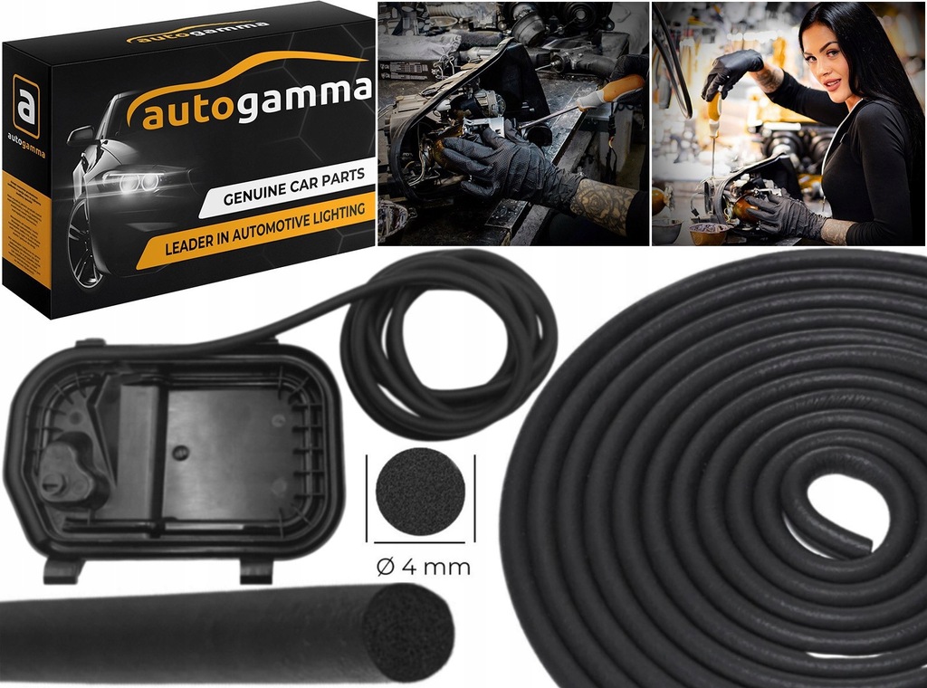 фото №8, Прокладка do dekielków parujący фара 60cm 4mm восстановление фары