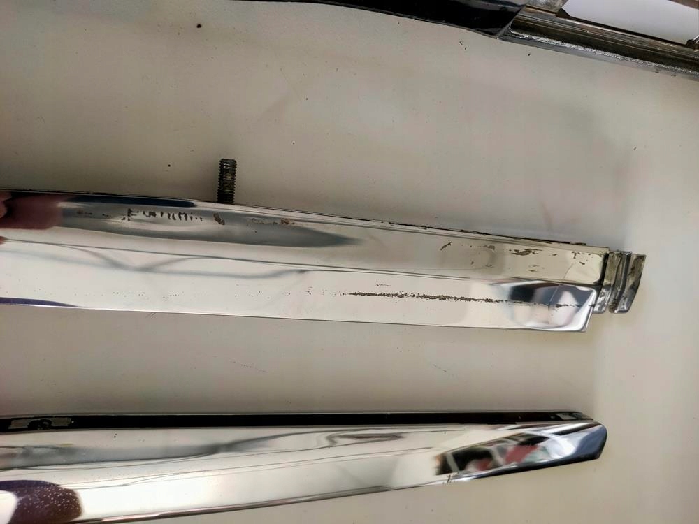 фото №10, Задній gryf хром 3 частини з прокладка mercedes 107