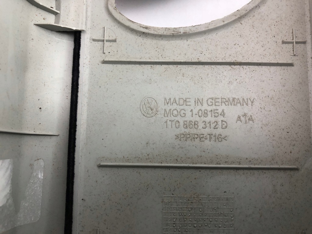 фото №11, Vw touran ii захист обшивка стійка правий задня 1t0868312d