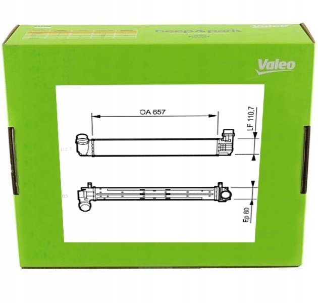 фото №1, Інтеркулер радіатор повітря valeo do renault fluence 1.6 dci