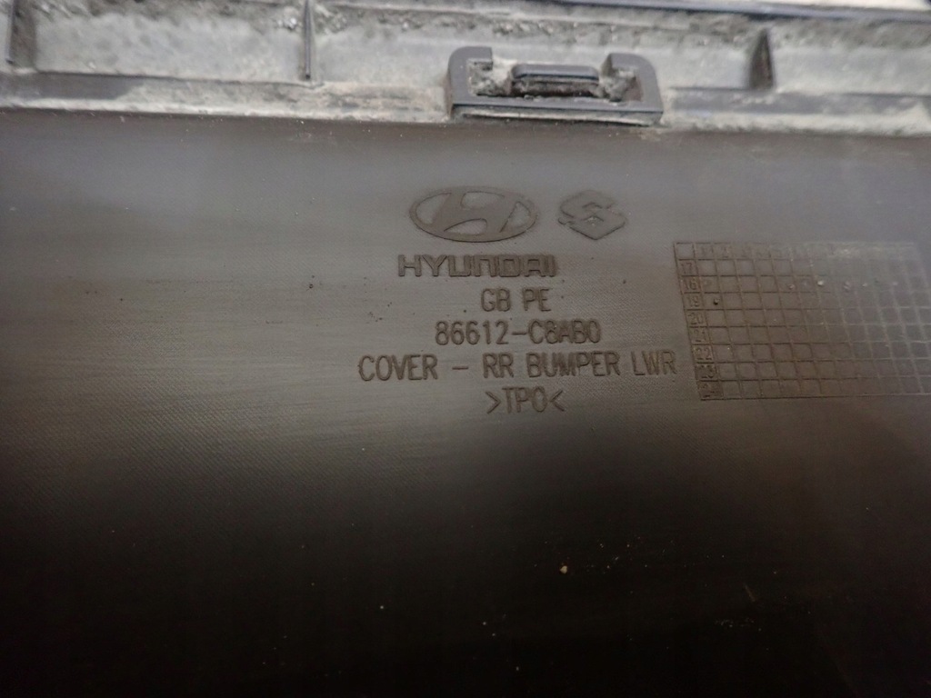 фото №10, Молдинг бампера заднего hyundai i20 2 ii gb lift 2017-2020r 86612-c8ab0