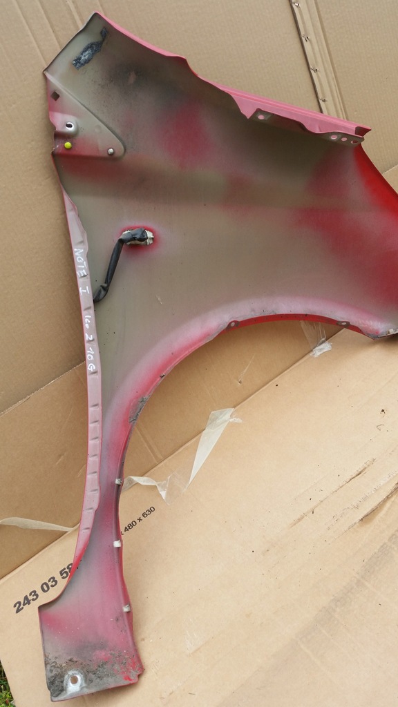 фото №7, Nissan note e11 крыло левый перед z10g