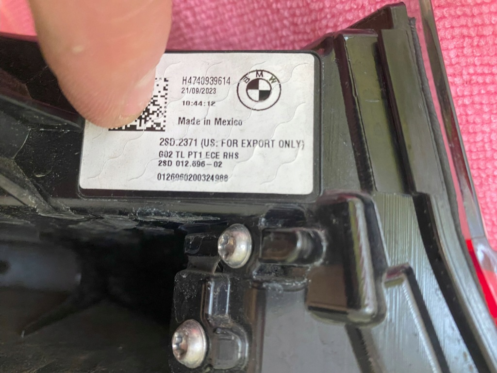 фото №10, Bmw x4 g02 лампа правая задняя w крыло ece eu idealna 7409396 oem