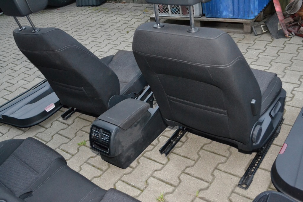 фото №12, Vw passat b8 kombi сидіння заднє сидіння обшивки тунель комплект набір ergocomfort