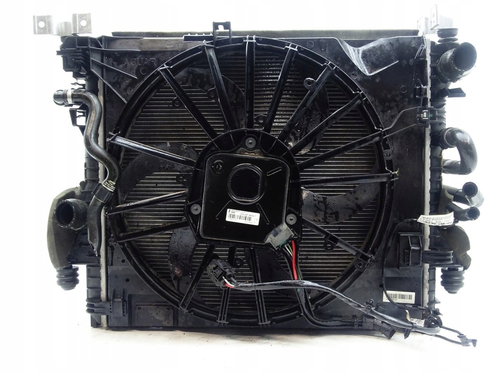 Комплект радіатор радіатор вентилятор jaguar f-type 3.0 v6 x152 14r Доставка
