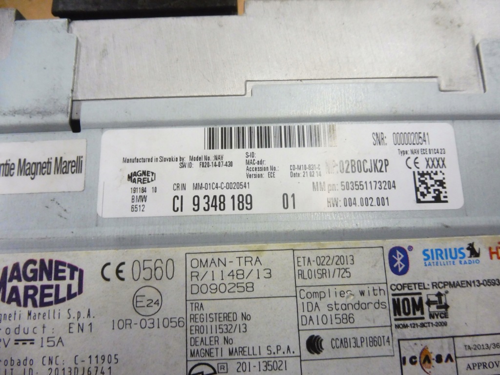 фото №4, Bmw f10 f20 f30 f32 f45 f46 f48 модуль head unit радіо навігація gps 9348189