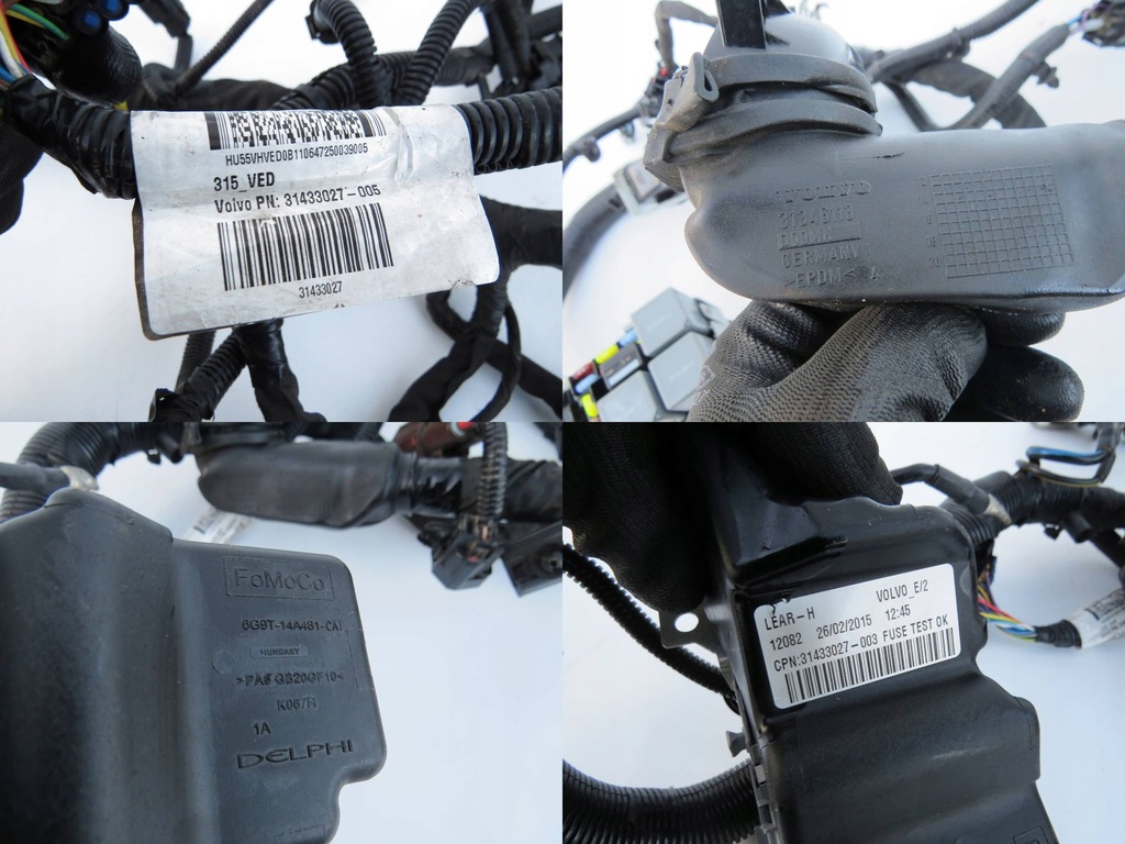 фото №16, Джгут електропроводка двигуна d4204t14 volvo s60 ii v60 i 2.0 d4