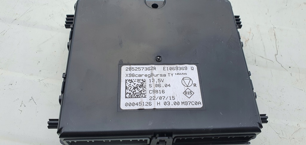 фото №1, Модуль комфорта renault clio iv 4 285257362r