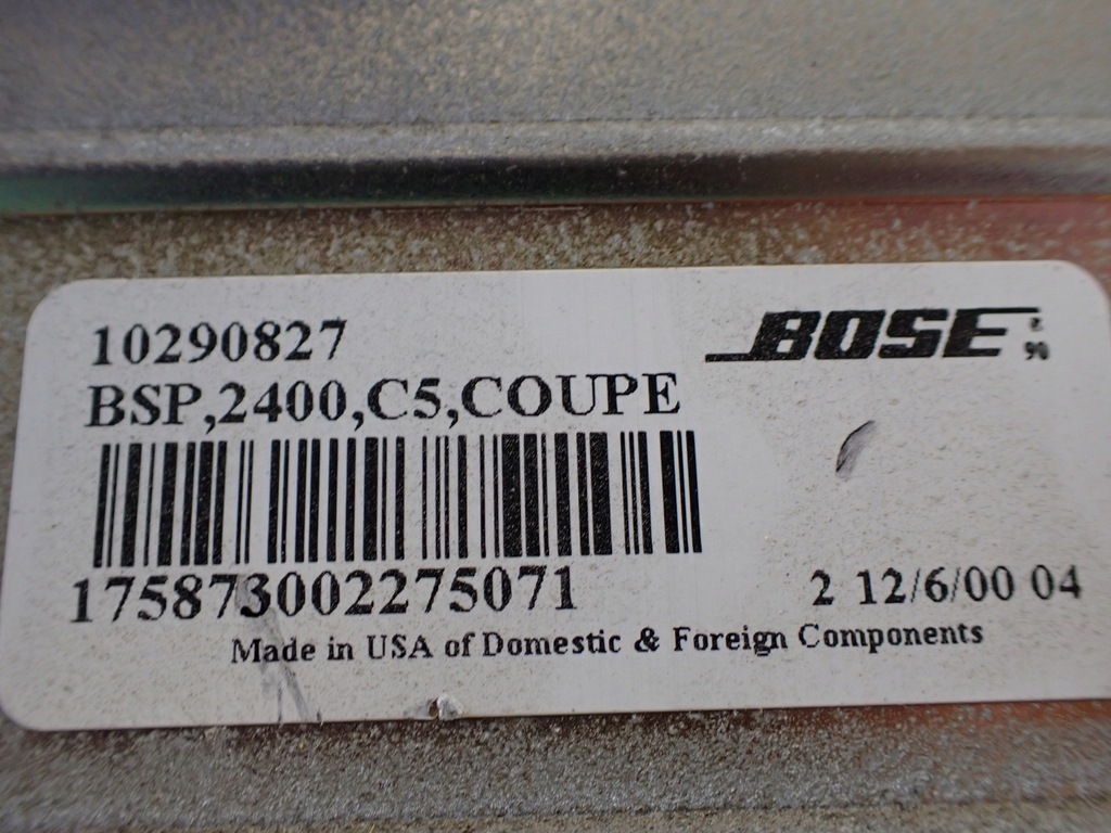 фото №5, Chevrolet corvette c5 підсилювач аудіо bose 97-04r