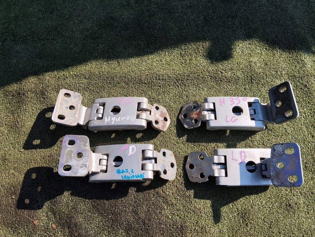 фото №1, Hyundai h350 петли дверь задних комплект оригинальный номер