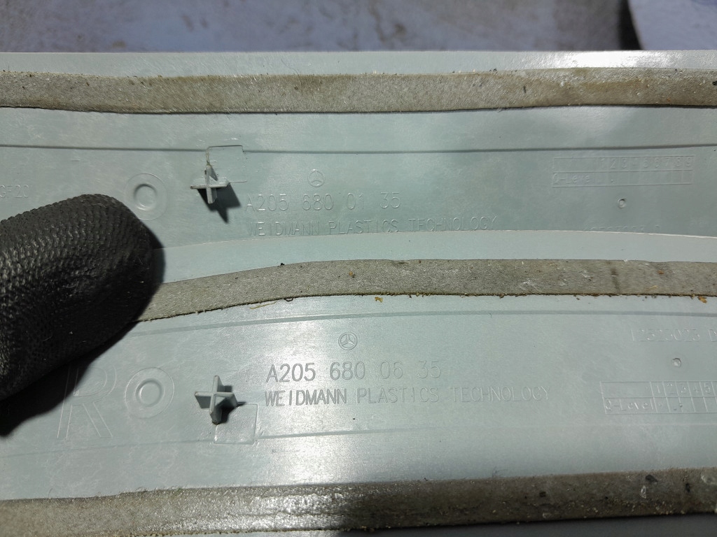 Mercedes e w213 sedan накладки порогові led a2056800735 a2056800535 Недорого