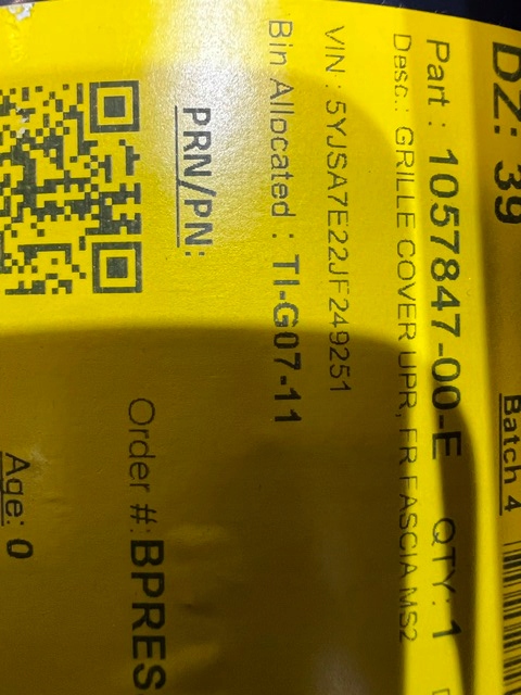 фото №5, Tesla s lift повітропровід повітря впуск 1057847-00-