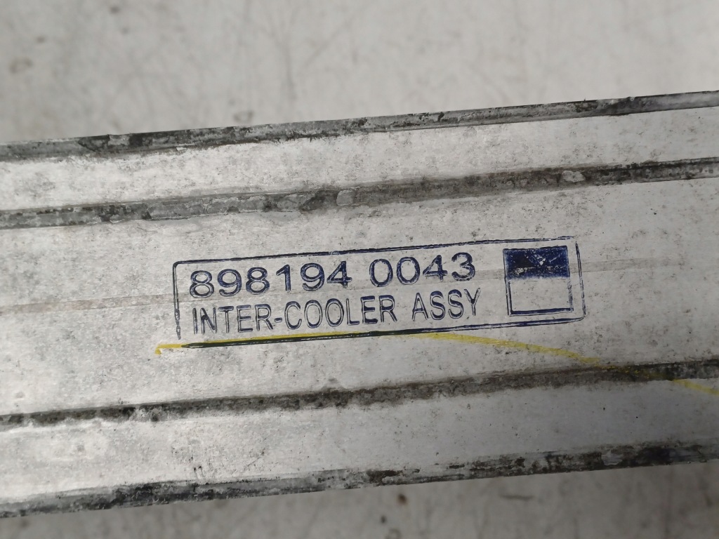 Isuzu d-max 3.0d - интеркулер 8981940043 Цена