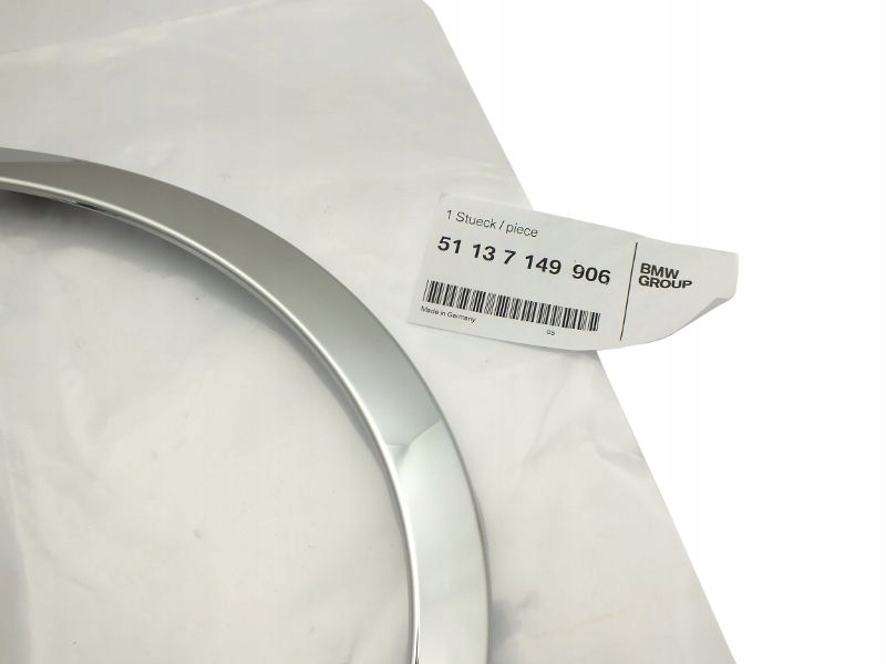 фото №5, Mini r55 r56 r57 r58 r59 рамка лампи хром оригінальний номер p