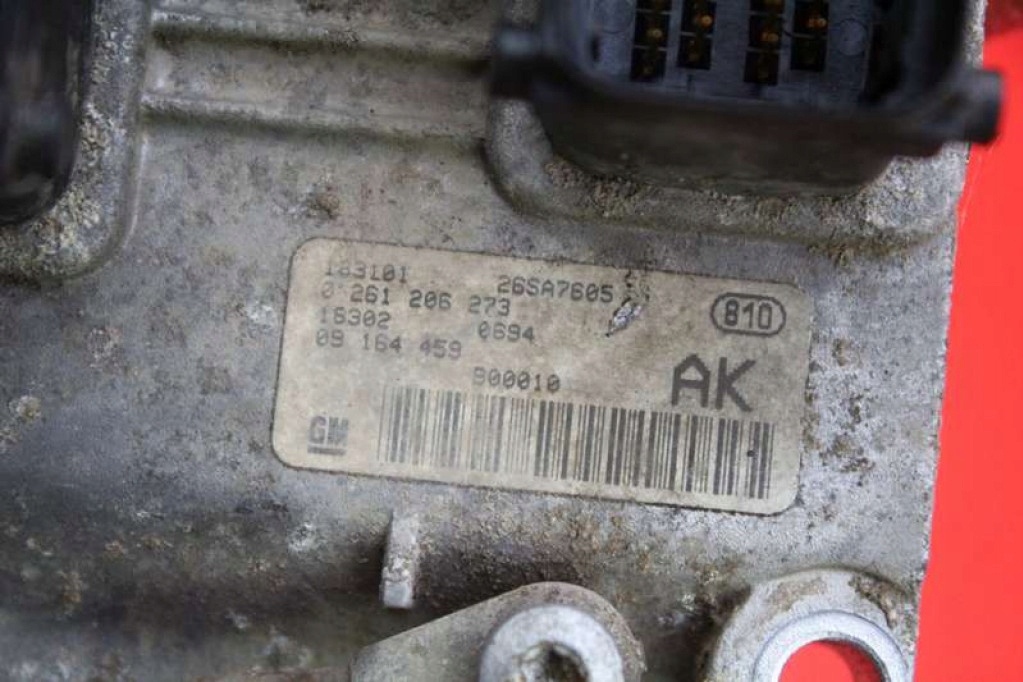 фото №9, Блок керування бортовий комп'ютер двигуна 0261206273 09164459 opel agila a 1.0 12v 58 km