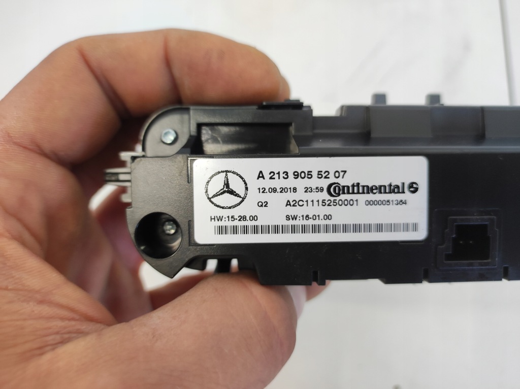 фото №6, Панель керування кондиціонера обдув задня mercedes e klasa w213 213