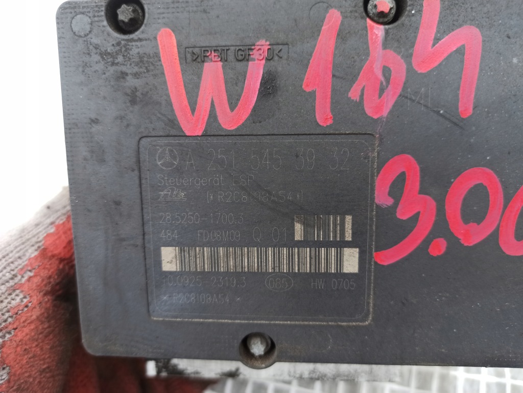 фото №7, Mercedes ml w164 05-11 насос гальмівна abs esp a2515453932 a2514311312a