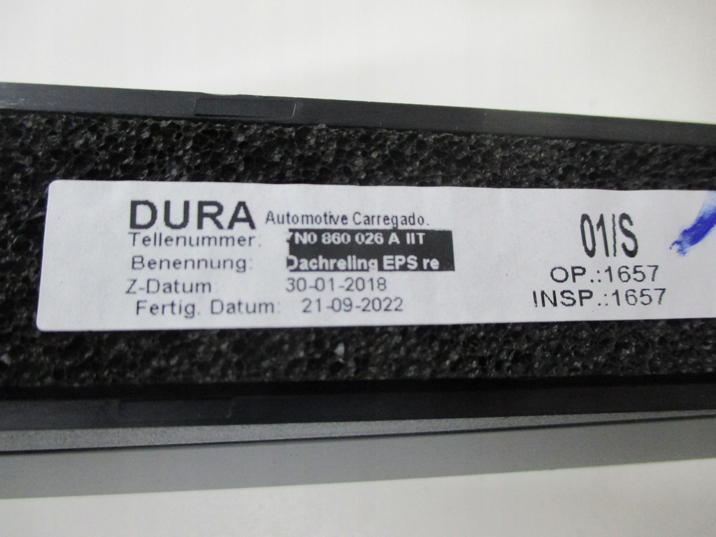 фото №5, Vw sharan 7n рейлинг крышный правый 7n0860026