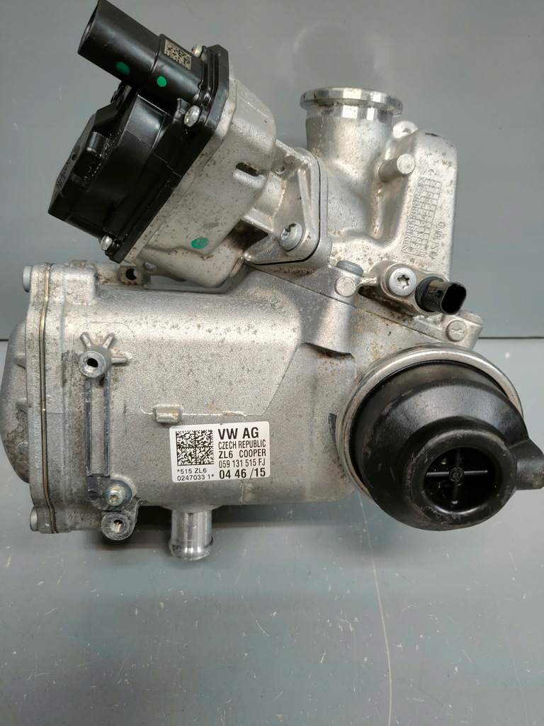 фото №2, Audi a6 c7 4g a7 q5 8r радиатор выхлопных газов egr радиатор 3.0 tdi 059131515fj