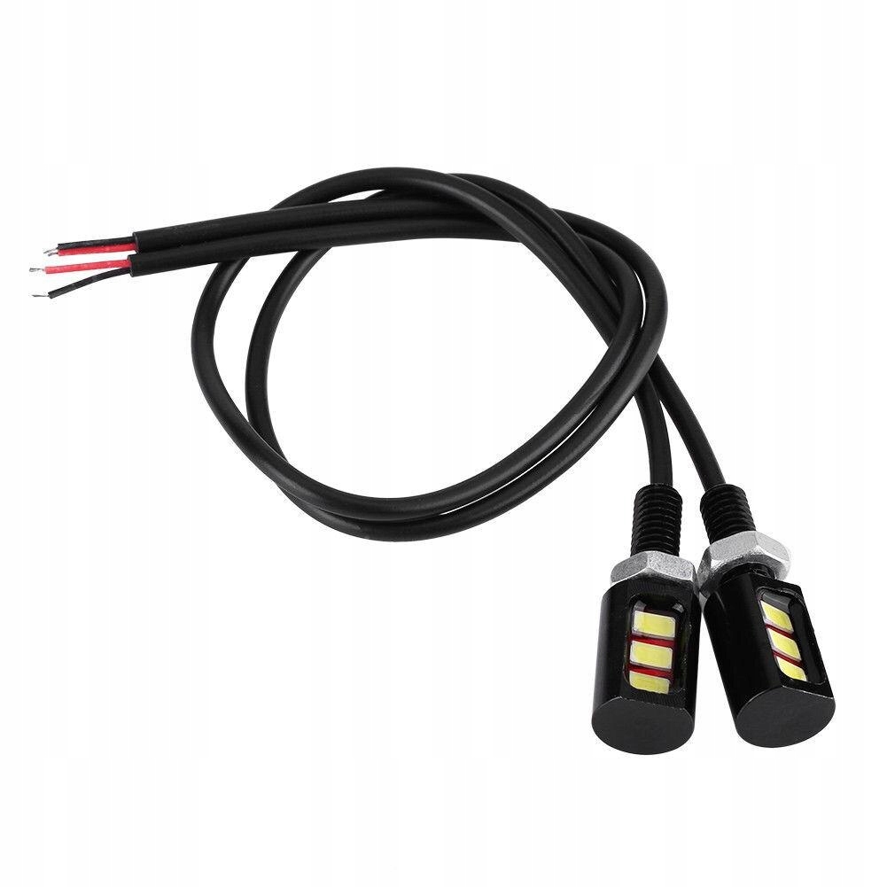 фото №10, 2x освітлення лампа підсвітка номерного знака реєстраційний 3x led автомобіля