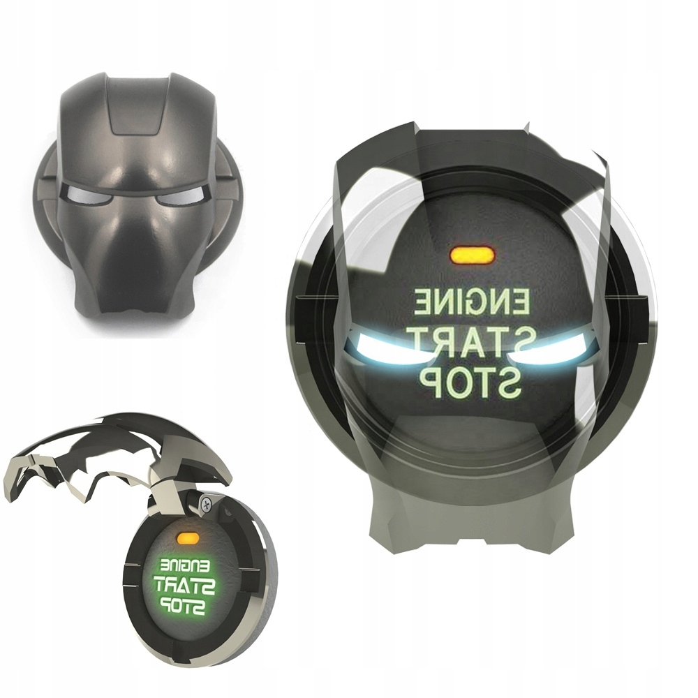 фото №9, Кнопка запуск стоп захист w автомобіль iron man