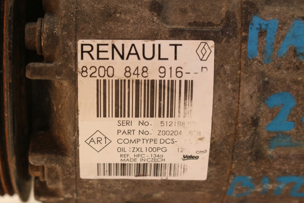 фото №6, Компрессор кондиционера 8200848916 renault master iii movano 2.3 dci