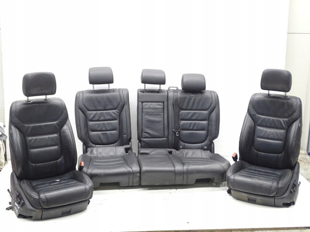 фото №1, Комплект сиденья заднее сиденье спинка кожа r-line vw touareg 7p 10-